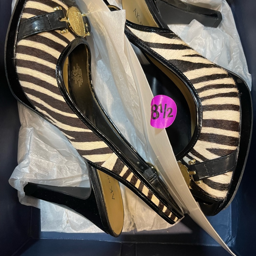 Anne Klein Zebra High heels
